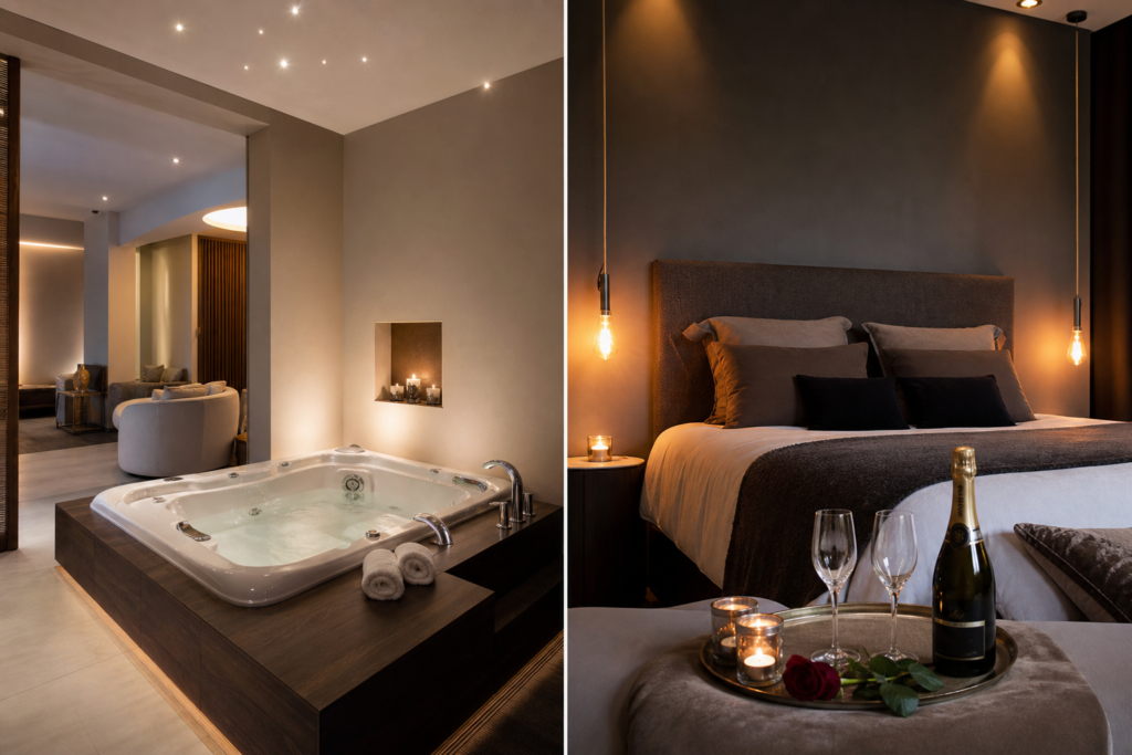 Illustration : Choisir entre Day Use et nuit romantique à Oignies