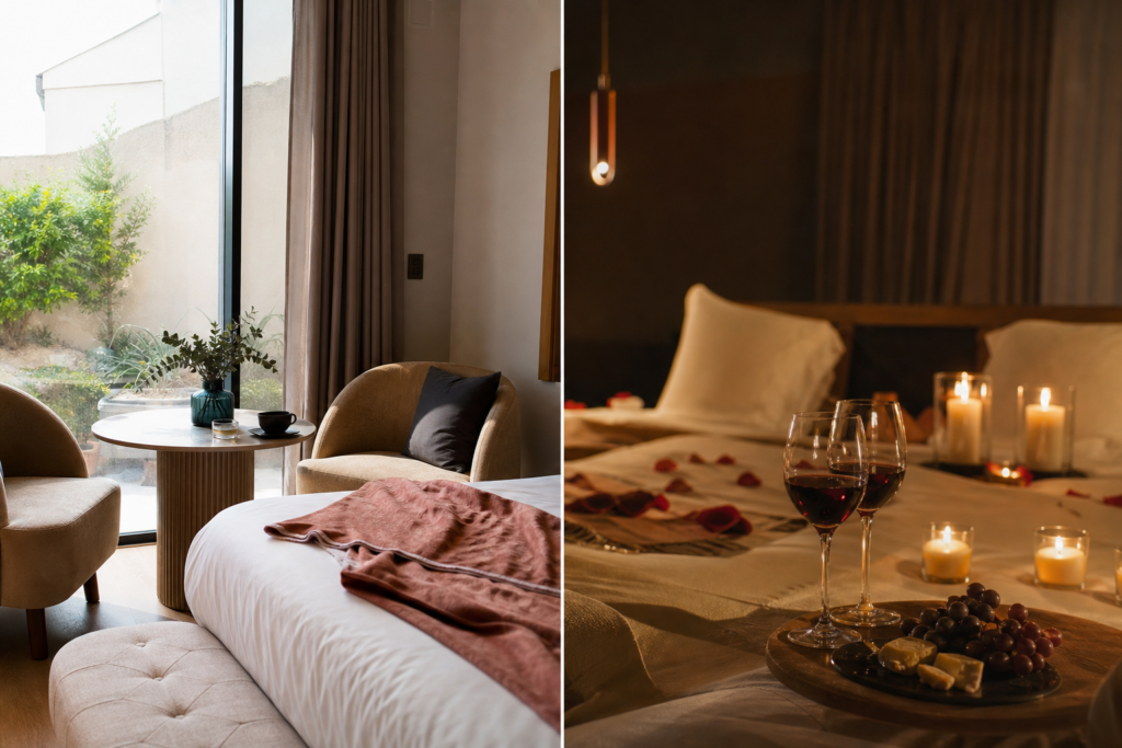 Illustration : Day use ou nuit romantique : que choisir ?